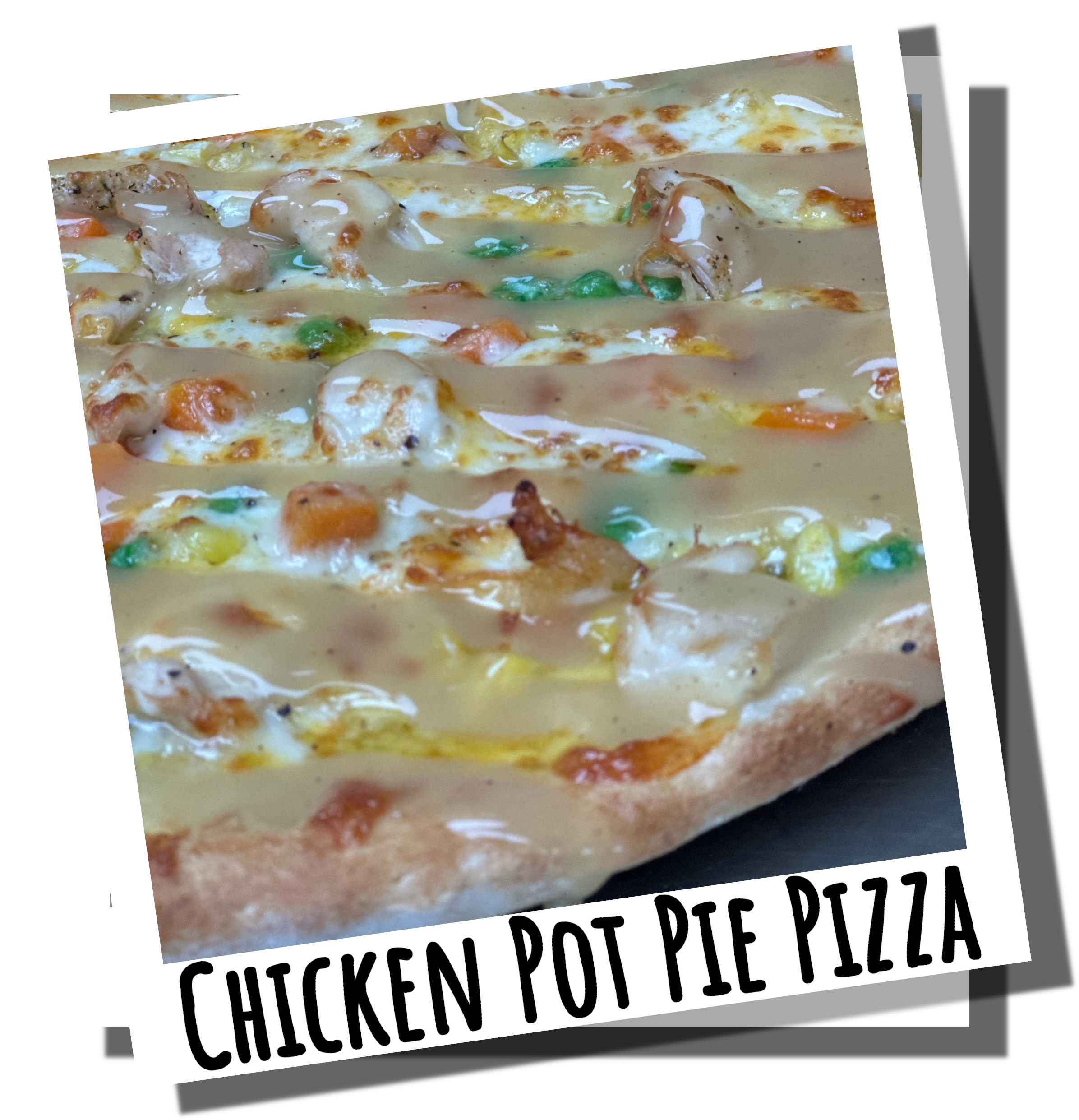 Chicken Pot Pie Pizza